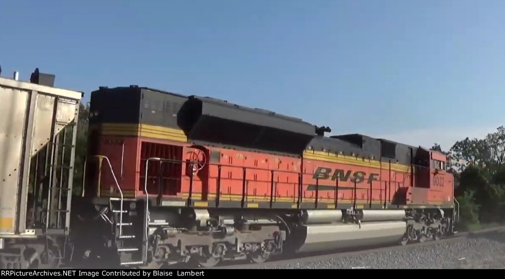 BNSF coal train DPU